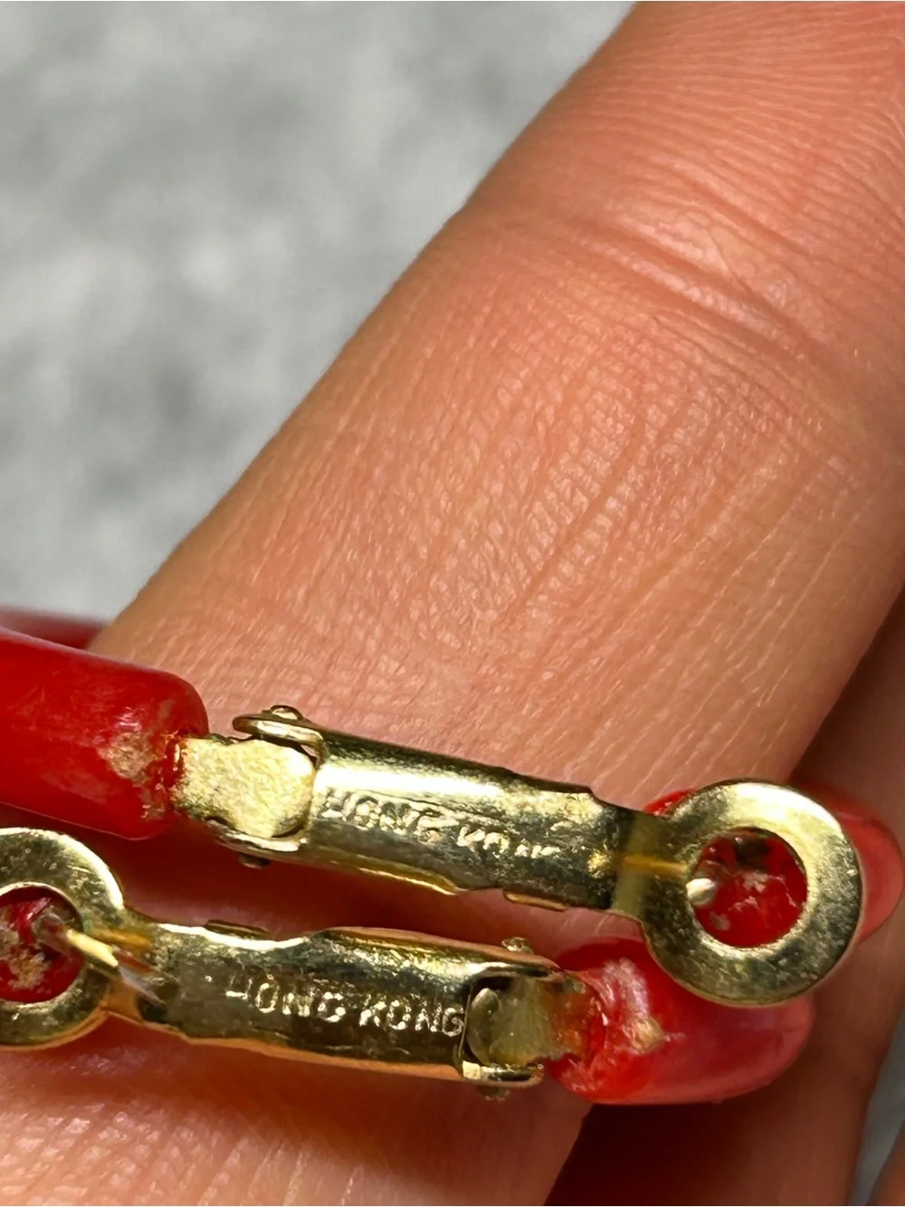 Vintage Hong Kong earrings